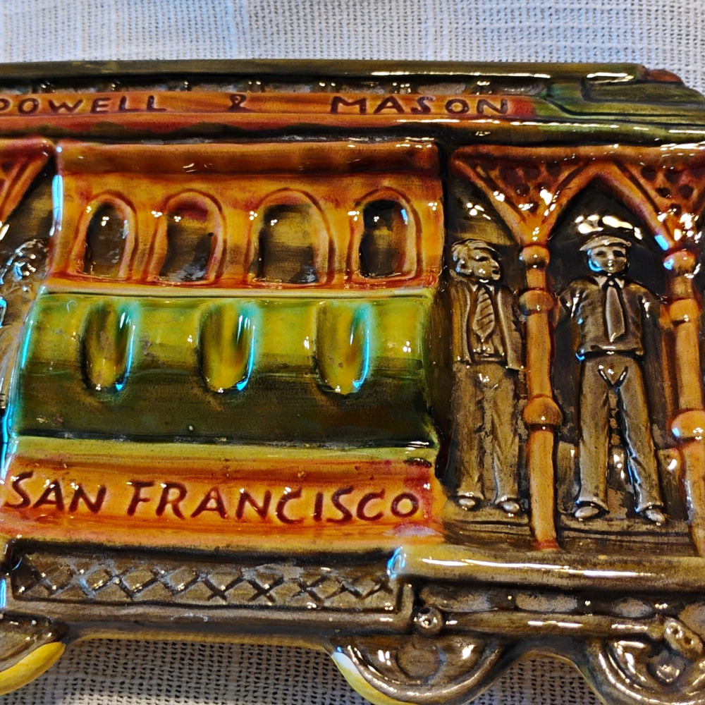 San Francisco California Souvenir Ceramic Decorative Wall Hanging Plaque